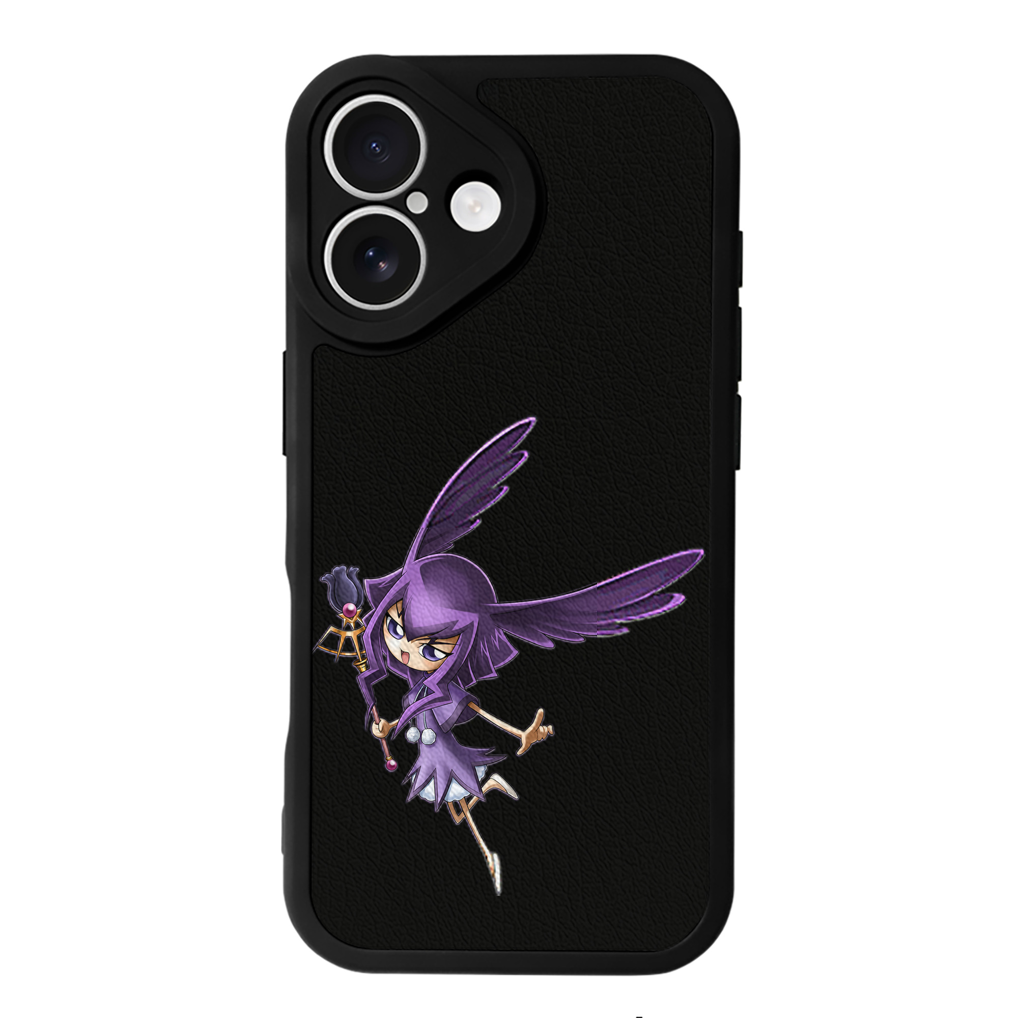 （画像用） 遊☆戯☆王 Yu-Gi-Oh! 【iPhone 16シリーズ対応】シリコンスマホケース（レザー調） 材質：シリコン